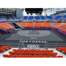 การเชื่อมต่อกันกลางแจ้ง PP Sports Court Floor Floor สำหรับบาสเก็ตบอล