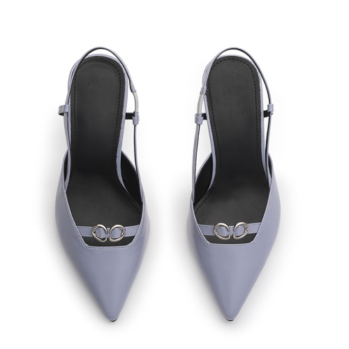 Chic Casual Sandals with Delicate Cat Heel