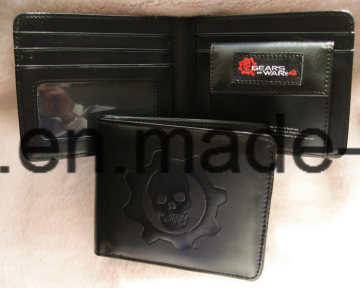 PU/PVC Leather Business Men Wallet with Customized Logo
