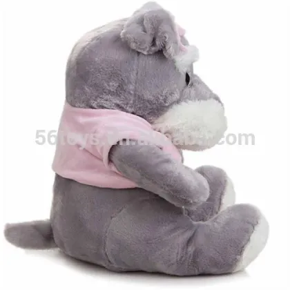 2014 foshan toys factory lovely plush fat dog toy