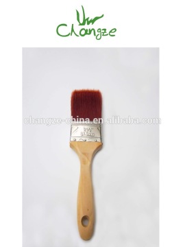 2 1/2'' 63.5mm wooden handle tapered filament paint brush