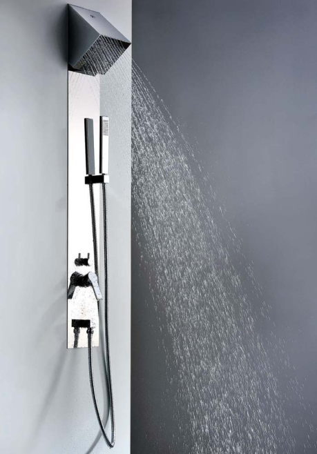 نظام الاستحمام مع برج عمود اللوحة