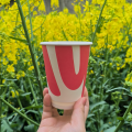 Xícaras de café compostáveis ​​​​ecologicamente corretas