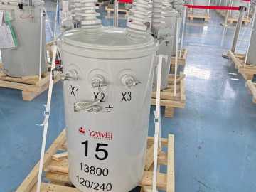 15kVA 13800V 120/240V Single Phase Pole Mounted Transformer