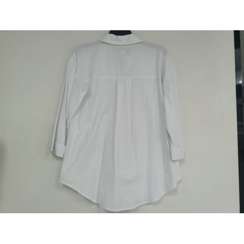 Ladies woven long sleeve shirt
