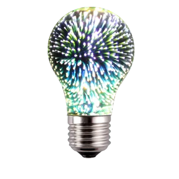 new filament edison a60 filament lamp a19 3d firework led bulbs