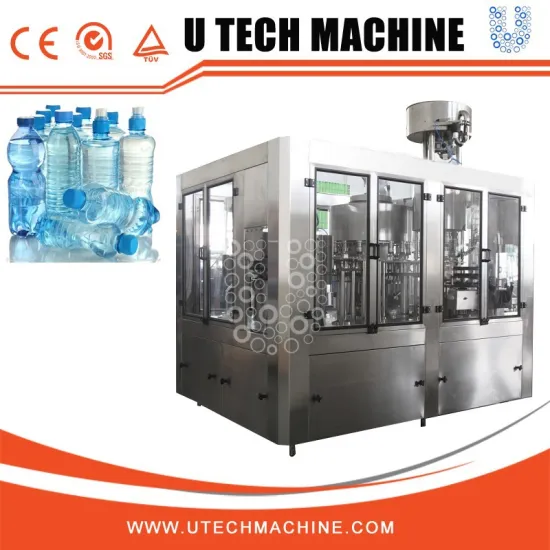 Small bottle filling machine liquid/mini water bottling line for sale