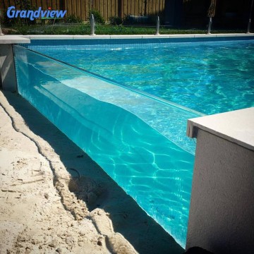 50 mm anti-uv resistant acrylic for outdoor swimming pool