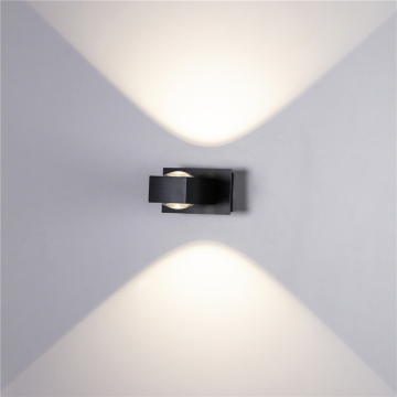 Lampe murale nordique contemporaine en aluminium avec éclairage LED