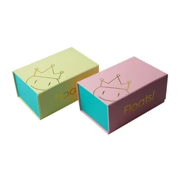 Pink Folding Style Magnetic Closure Gift Box