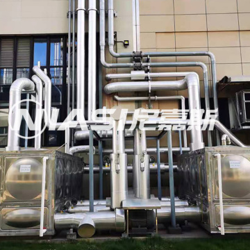 Sistema industrial de suministro de agua de alta presión con sensores