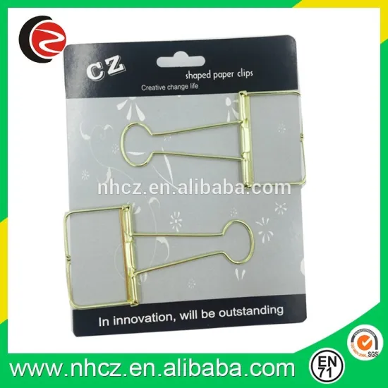 51MM Gold Hole Binder Clip