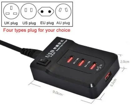 USB Socket 4 Ports USB Station
