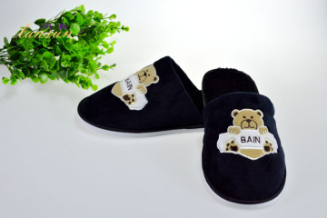 Minimalist Design Cotton Velvet Slippers