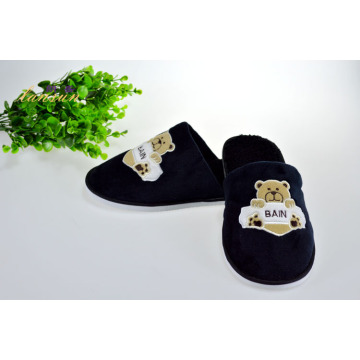 Minimalist Design Cotton Velvet Slippers