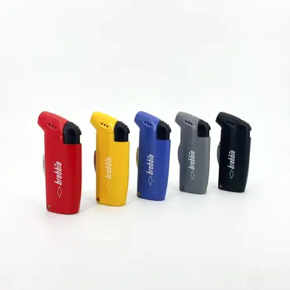 Selling Custom LOGO Brebbia Lighters with Jet Flame and Pipe Tools