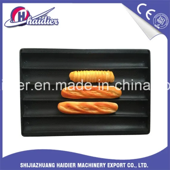 Bakeware Baking Tray 5 Channel Perforated Tray for Baguette