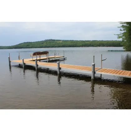 Aluminum Alloy Pedestrian Dock Pontoon Bridge for Lakes