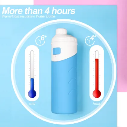 Summer cold insulating water bottles | Silicone kettle