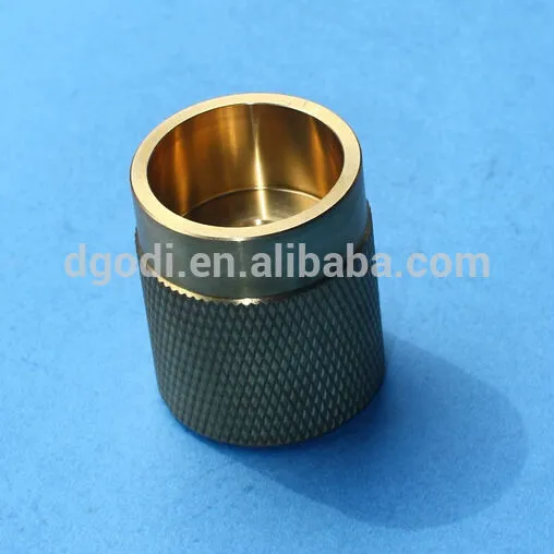 brass knurled hose end nut, brass knurled pipe nut, hydraulic hose end fittings