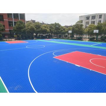 Sport synthetic interlocking court outdoor basketball flooring for sale