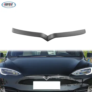 Carbon Fiber Front Grille for Tesla Model S 2016-2022 - BFB Matte Car Exterior Accessory