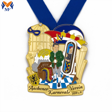 Custom run walk commemorative medals