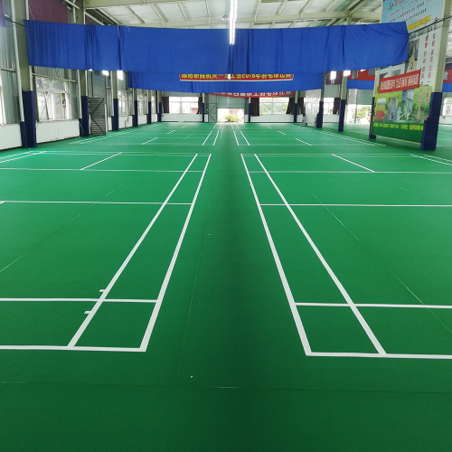 बैडमिंटन और टेबल टेनिस कोर्ट के लिए पीवीसी फर्श