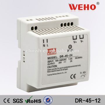 45W 12v 3.5a din rail switch mode power supply