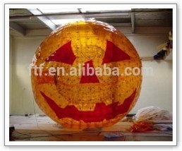 Cool pumpkin zorb ball for Halloween