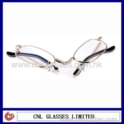 New Optical Metal Frame Designer Folding Reading Glasses 