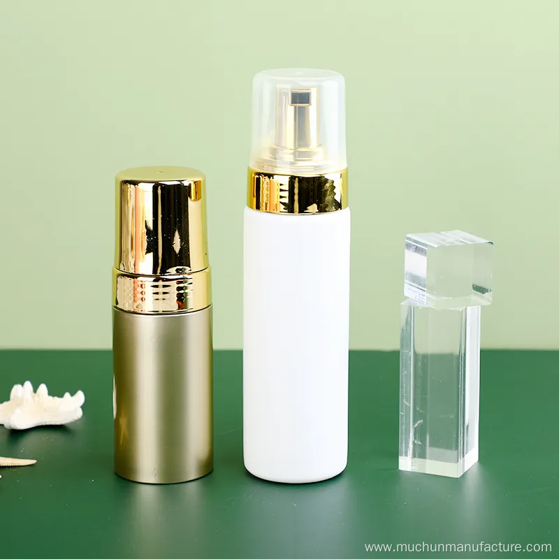 Cleaning mousse bottle cosmetic foaming too bottles