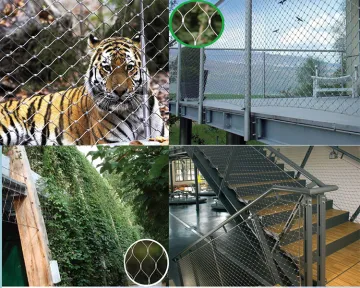 Stainless Steel Flexible Cable Rope Netting