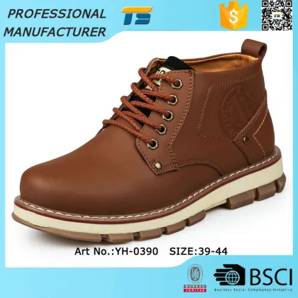 Waterproof Leather Boots Men Shoes Boots