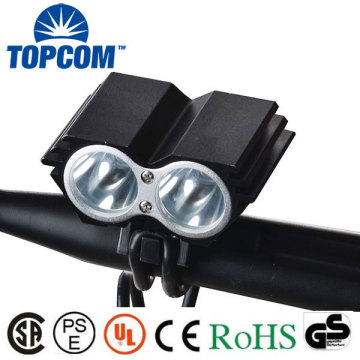 XML T6 LED Solarstorm X2 Luz de bicicleta LED recargable de alumimium ultra brillante