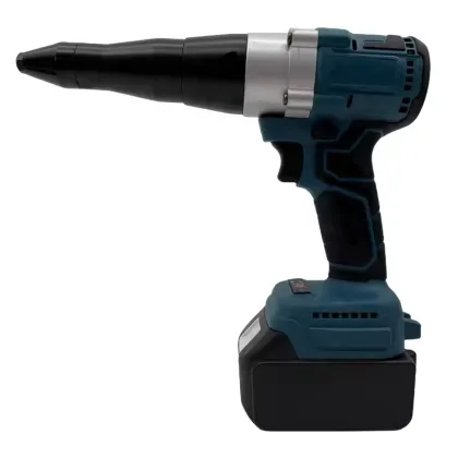 21V Cordless Battery-Powered Rivet Gun: A Handheld Electric Riveting Tool and Nut Gun