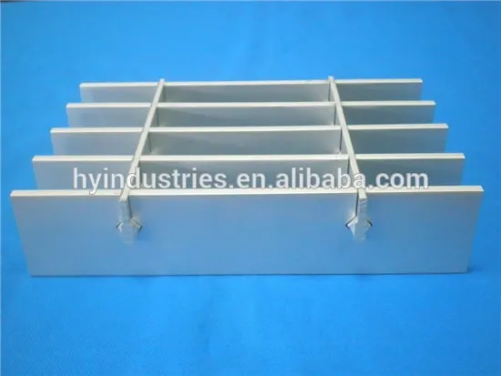 Anti-corrosive durable dove-tail aluminum grating