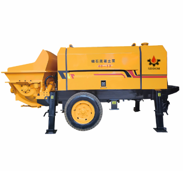 SDDOM Portable Mobile Diesel Electric Concrete Trailer Pump - Hot Sale