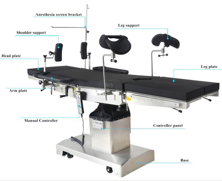 Electrohydraulic Operation Table Surgical Table