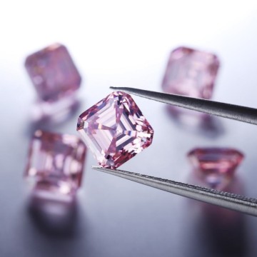 Wholesale 6*6mm 1ct Asscher Cut VVS VS Clarity Lab Grown Diamonds with Rings for Men
