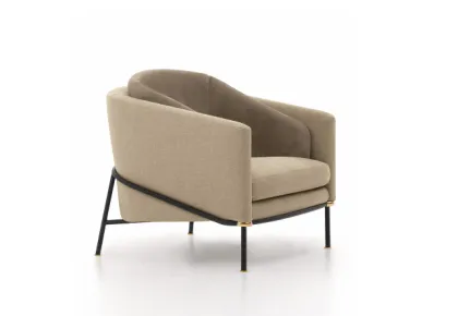 Modern Comfortable Fabric Casual Round Leisure Sofa Chair