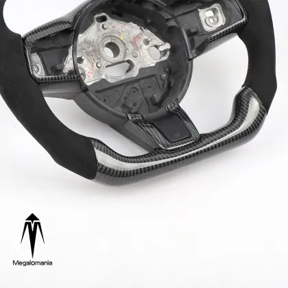 Car Steering Wheel Real Carbon Fiber for Jaguar XF F-type F-pace E Pace XE Steering Wheel Durable Support Customizable Color
