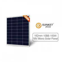 Sunket 182mm 100W Mono Customized Panel Solar