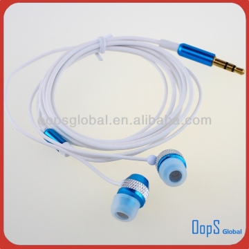 high quality metal earphone bullet earphone