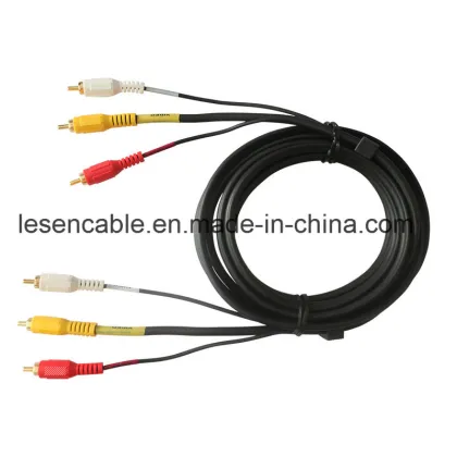 3 RCA to 3 RCA/2-Audio + 1-Video Cable