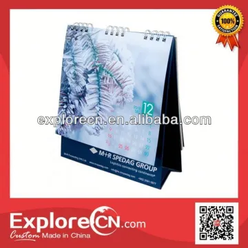 Natural fashion printable paper table calendar