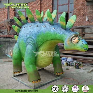 Customer Made Fiberglass Cartoon Dinosaur Sculpture