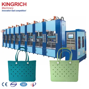 High Efficiency EVA Shoe Bag Making Machine - 8 Stations Factory