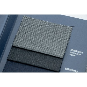 Grey Oxford 50% Wool Fabric