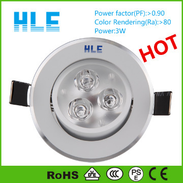 Lens led downlight with dimmable IP65